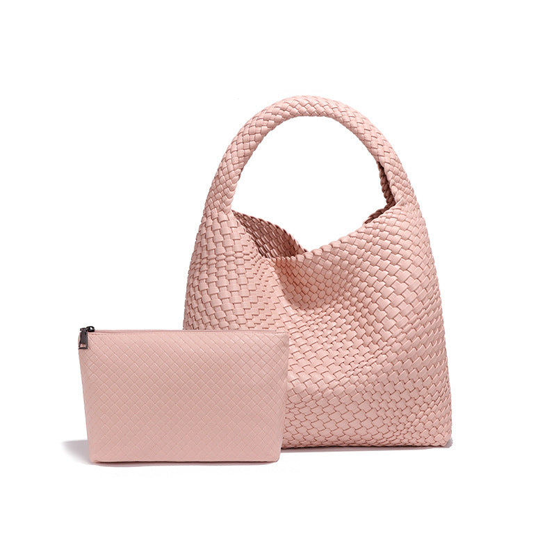 large capacity combination bags trend underarm shoulder handmade soft texture