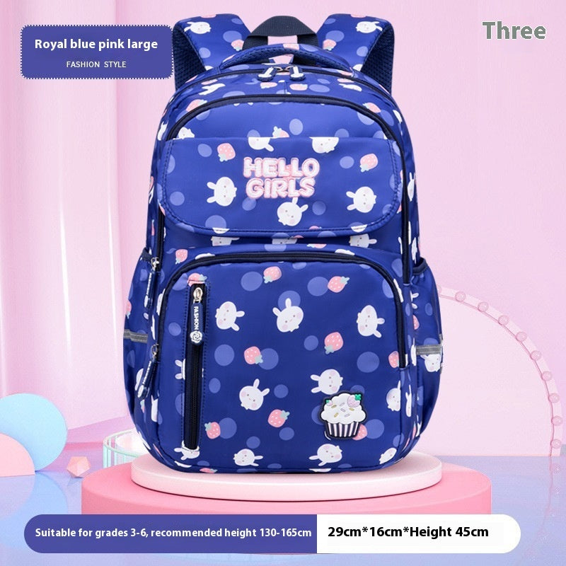 6 12 year old primary school childrens backpack large capacity schoolbag