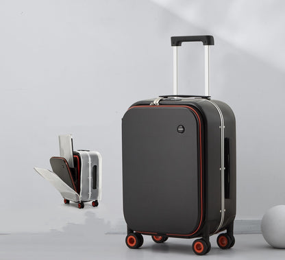 aluminum frame of suitcase hard rim universal wheel trolley box