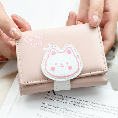 cute short cartoon coin purse for women