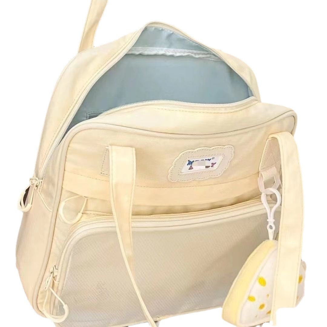 Cross-border Japanese Sweet Style Female Large Capacity Tote Student Class Schoolbag