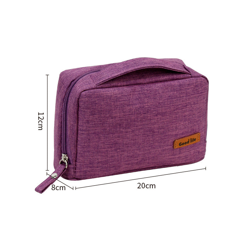 womens portable waterproof makeup and skincare storage bag