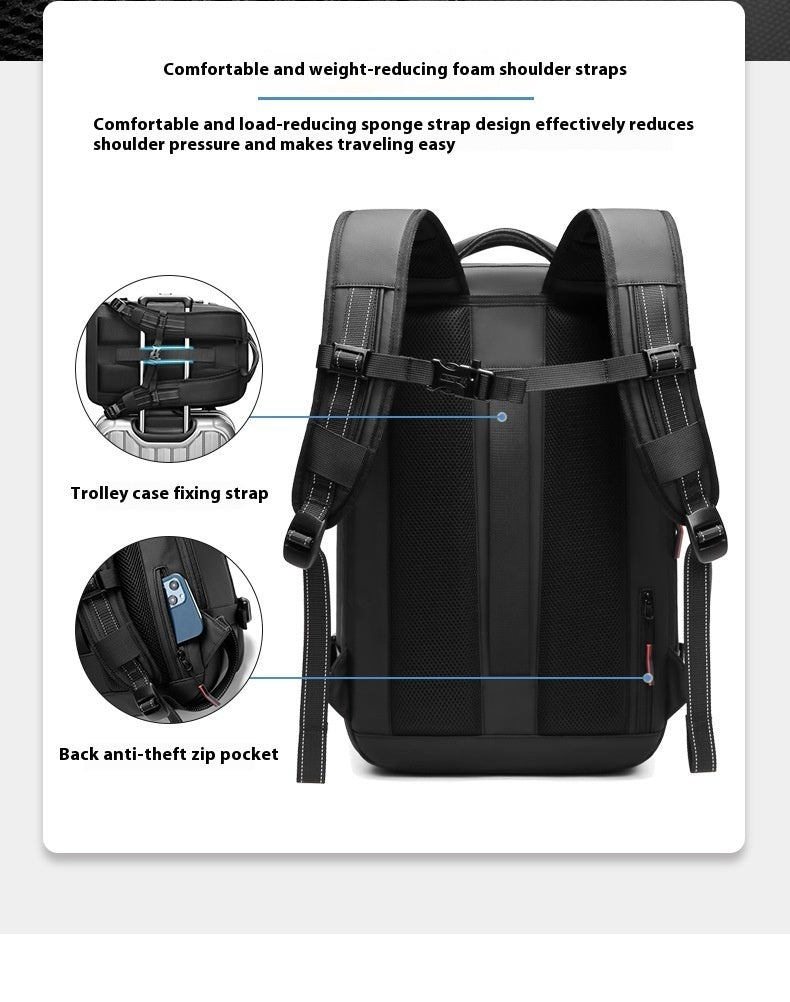 mens large capacity backpack dry wet separation anti theft package business leisure unisex backpack