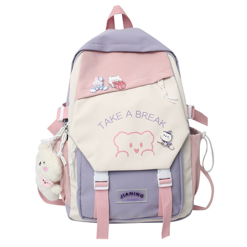 fashion large capacity student schoolbag