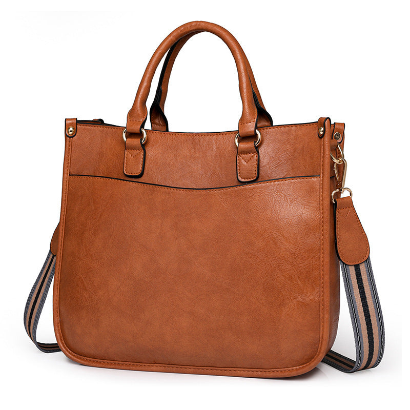 casual retro handbag womens briefcase crossbody