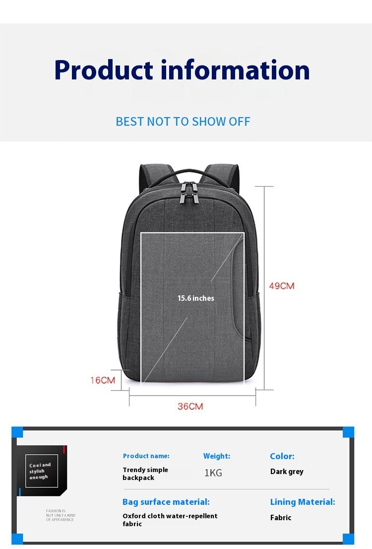 large capacity multi functional backpack for business travel