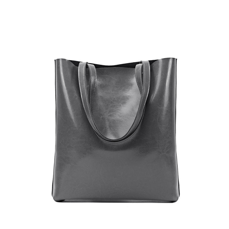 womens cow leather bag stylish and simple