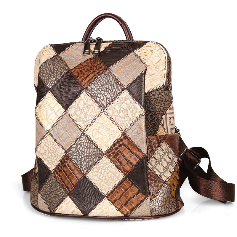 cobbler legend retro backpack women genuine leather shoulder bags