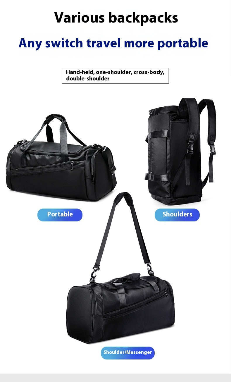 mens large capacity travel dry wet separation fitness sports training portable messenger bag