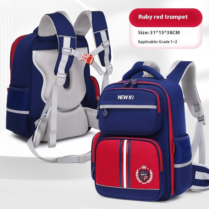 School Student Schoolbag Children's Waterproof Backpack Wear-resistant Men And Women