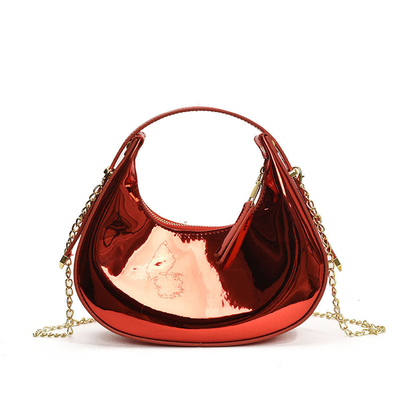 womens fashionable candy colored shoulder bag