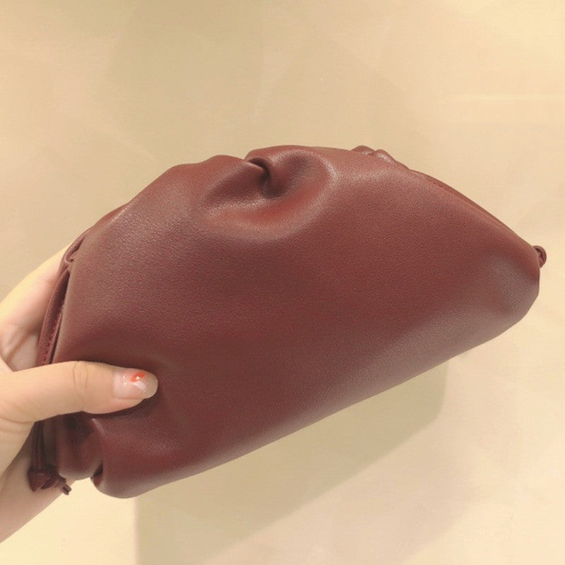 fashion one shoulder messenger hand made dumpling bag female