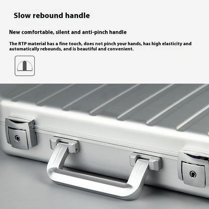 Portable Handheld Aluminum Alloy Jewelry Box