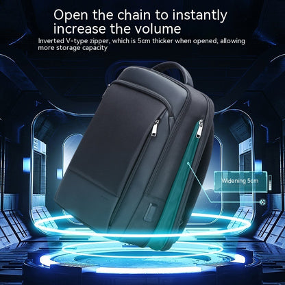 mens business multifunction usb backpack