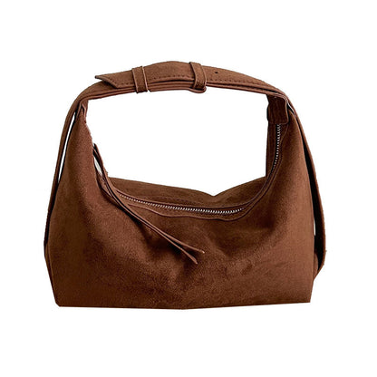 Niche-design Light-luxury Mini Tote With A Sophisticated Vibeperfect As A Shoulder Or Crossbody Dumpling Bag