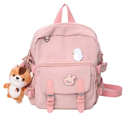 cute schoolbag high school student soft girl