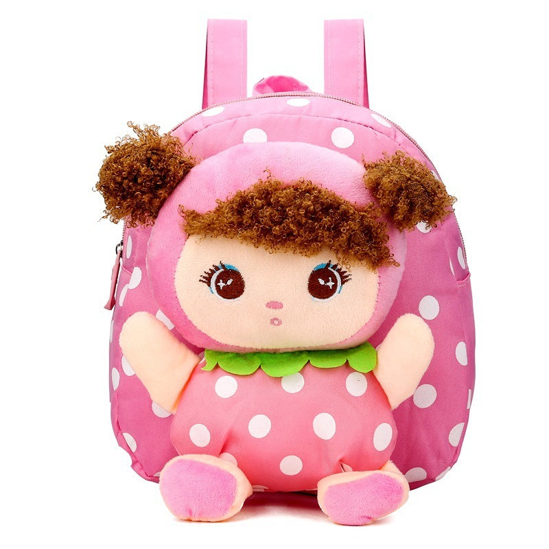 boys and girls cartoon cute canvas doll backpack