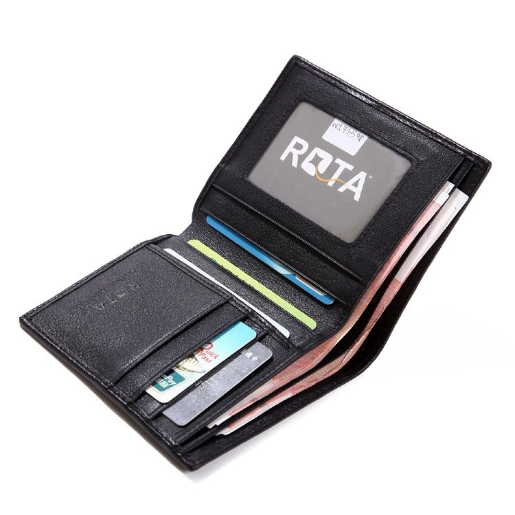 mens horizontal and vertical pearl fish leather wallet with cowhide