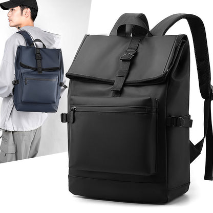 fashion large capacity multi functional backpack male middle school student college student leisure