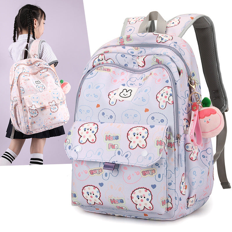 cute girls lightweight multi layer primary school student large capacity schoolbags