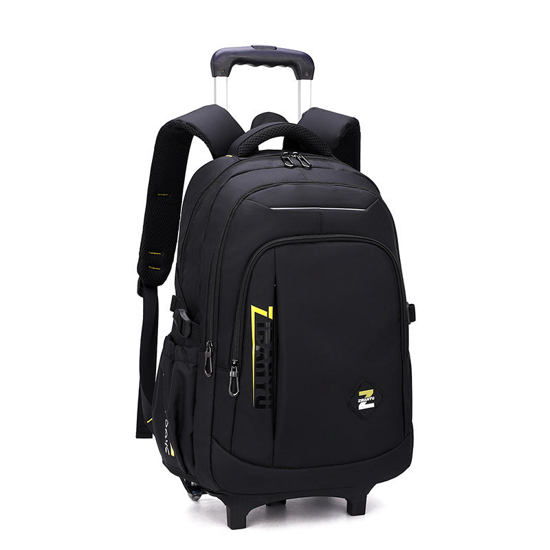 fashion six wheel large capacity student trolley bag