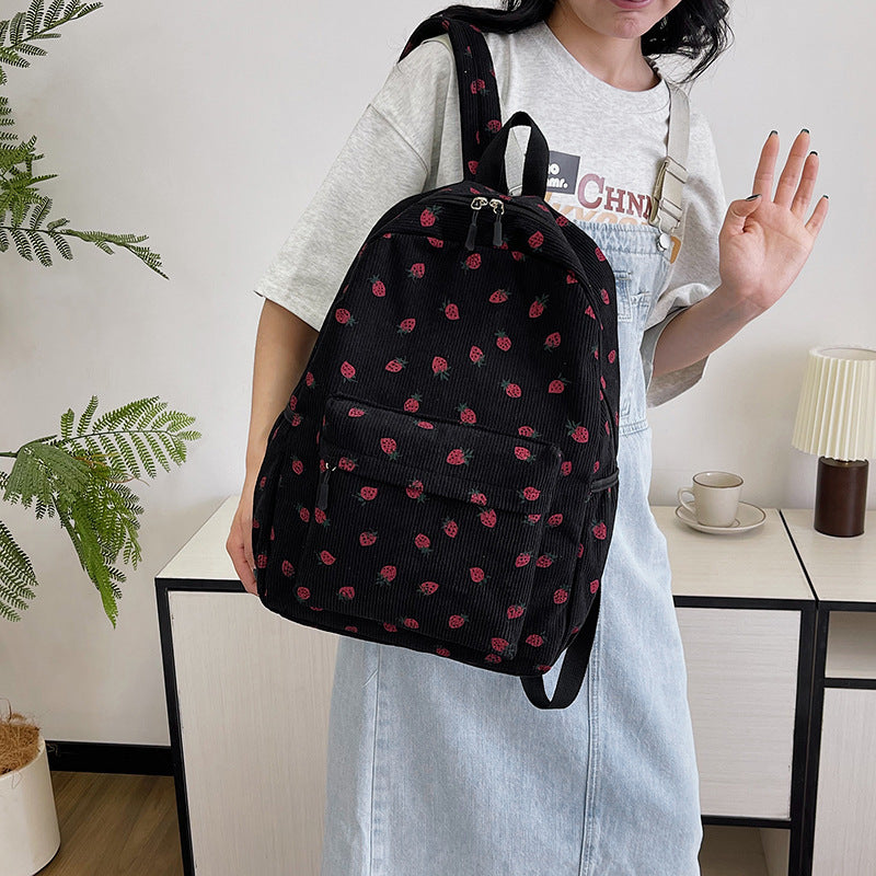 womens backpack simple japanese style students schoolbag outdoor