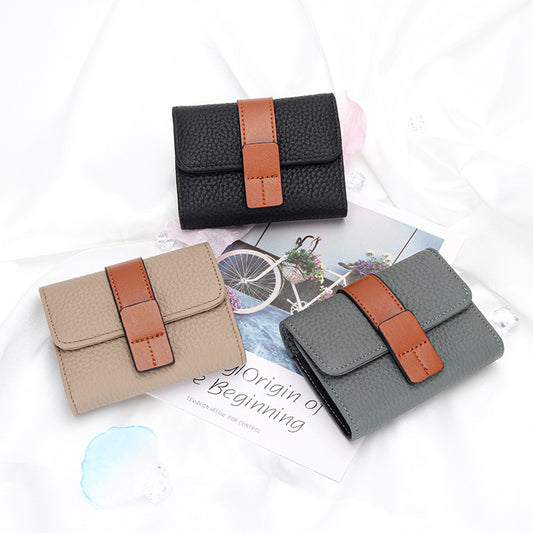 womens leather card holder small exquisite high end multiple card slots