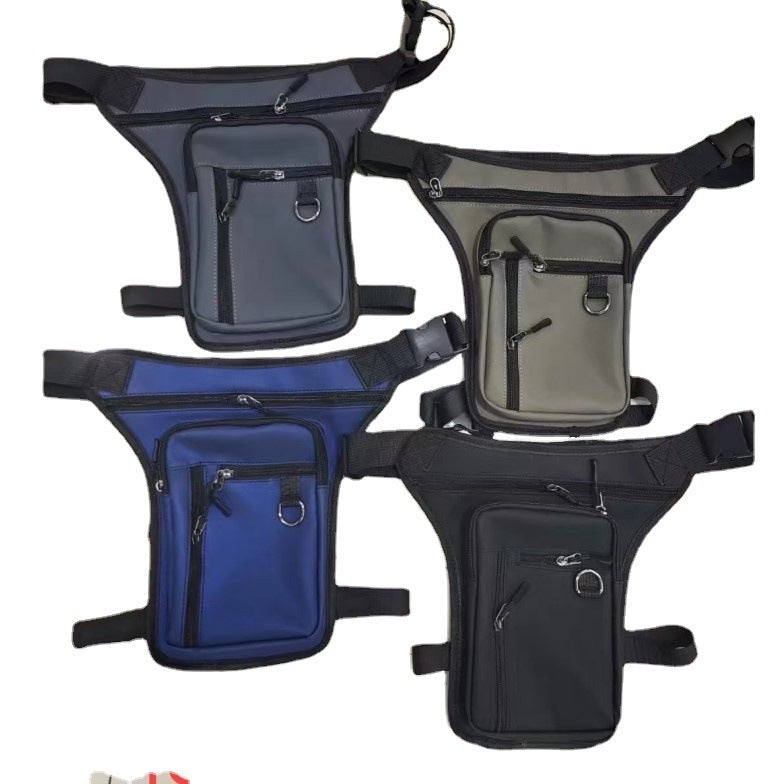 mens waist and leg bag multi functional waterproof shoulder