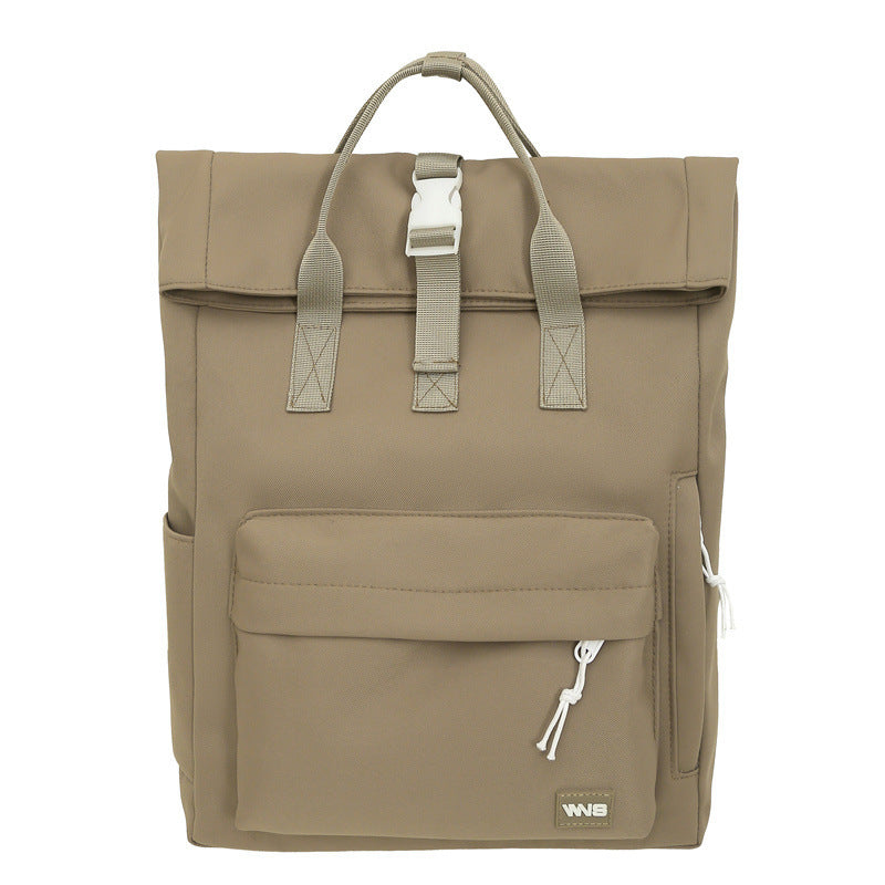 Large-capacity Solid Color Backpack