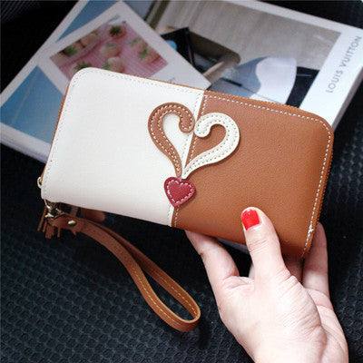 new fashion sweet purse female long love