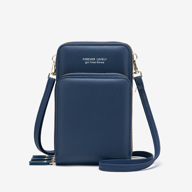 crossbody bag women tri fold pockets phone bags