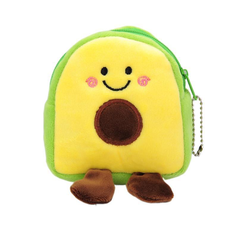 childrens new avocado fruit coin purse