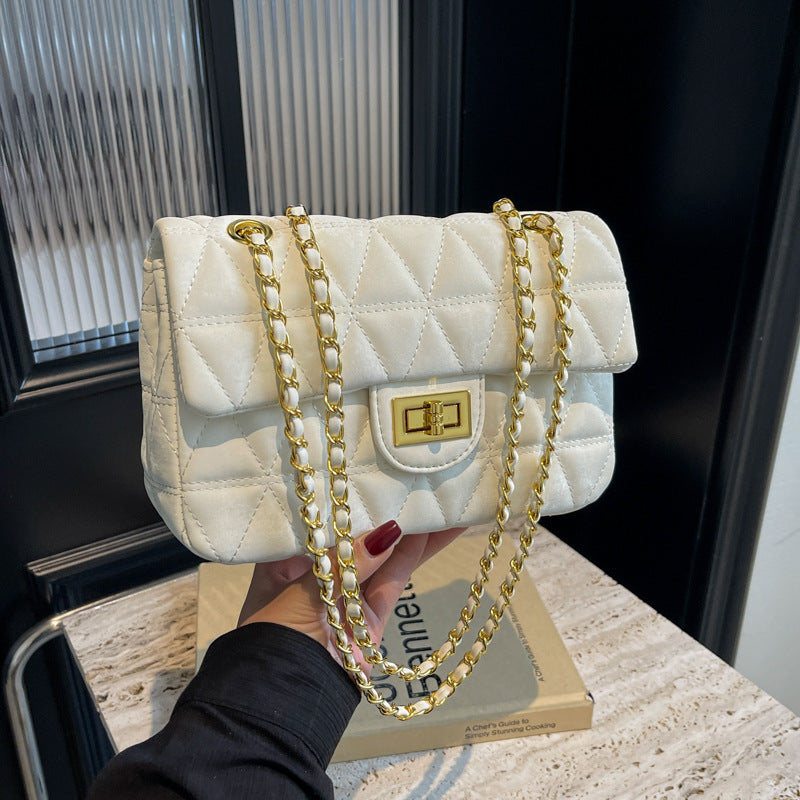 high grade rhombus chain bag