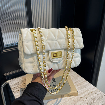 high grade rhombus chain bag