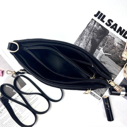 multi layer womens bags for the middle aged single shoulder crossbody large capacity