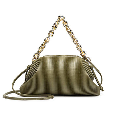 Thick Chain Cloud Bag Folds Niche Fashion