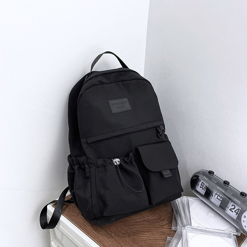 nylon backpack school bag junior high school student bags