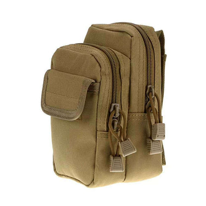 double zipper thick large capacity tactical wear resistant belt waist bag