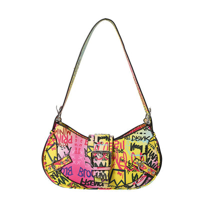 underarm bag fashion letter shoulder messenger bag