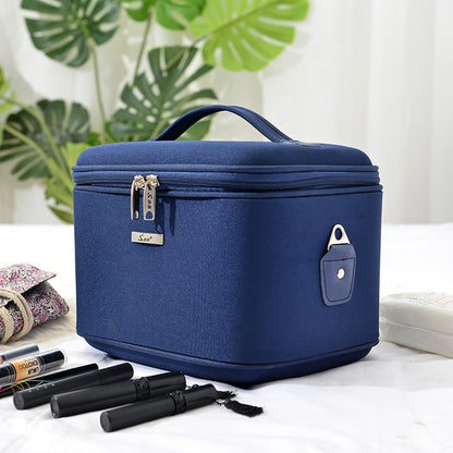 large capacity portable korean version simple portable cosmetic case
