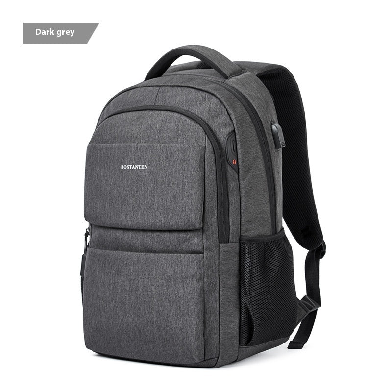 mens backpack schoolbag business computer bag leisure