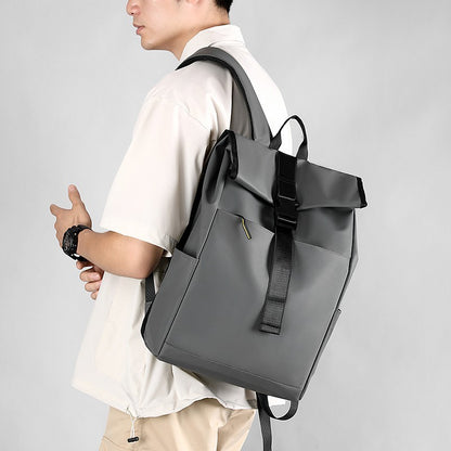 casual fashion backpack for men women new laptop backpack oxford cloth waterproof short distance travel backpack men black