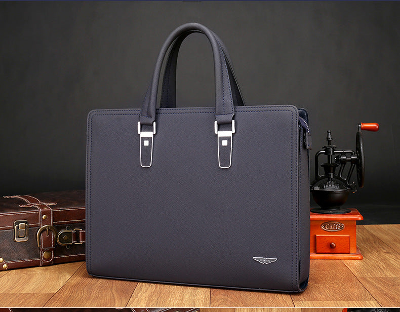 mens handbag business briefcase shoulder messenger official briefcase