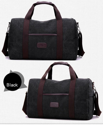 vintage men canvas handbag high quality travel bags large capacity women luggage travel duffle bags