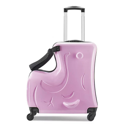 childrens riding suitcase trolley case