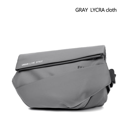 mens functional camera crossbody bag waterproof ipad multifunctional chest bag mens personal shoulder bag stand messenger bags