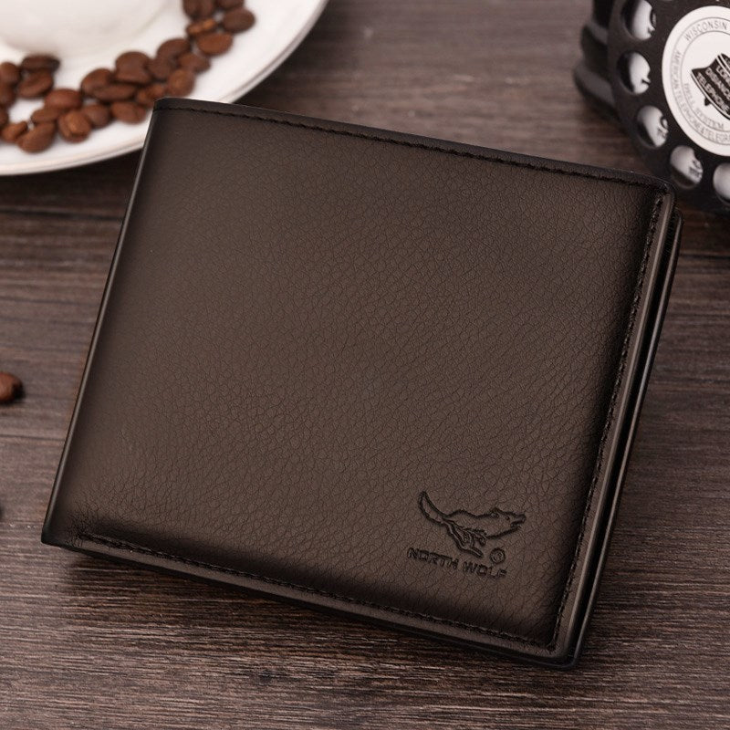 wallet mens short zipper korean wallet