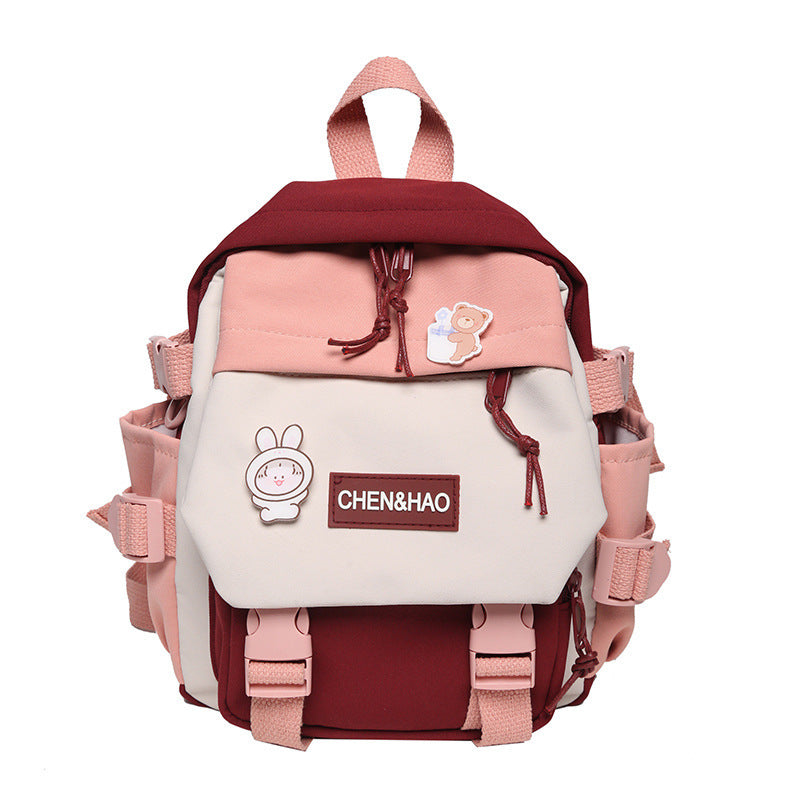 backpack korean style student multi pocket fashion backpack junior high school student college schoolbag