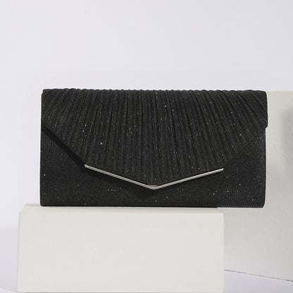 Vintage Womens Evening Clutch With Flap Pillow Bag Socialite Party Banquet Tote