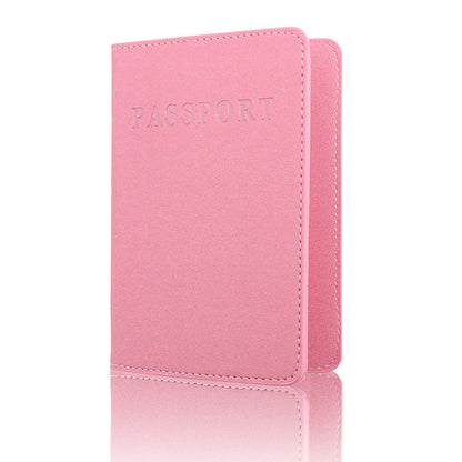 Long And Short Solid Color Passport Holder Passport Holder